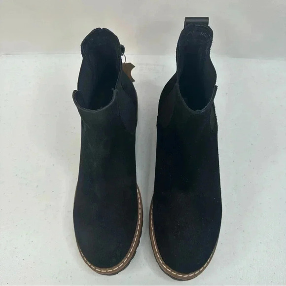NWT BERTUCHI Women’s Black Suede Chelsea Slip-on Boots EU Size 41 - US Size 9.5 - Picture 3 of 14
